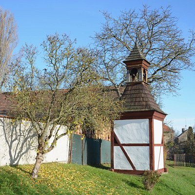 Dřevěná zvonice Hradečno