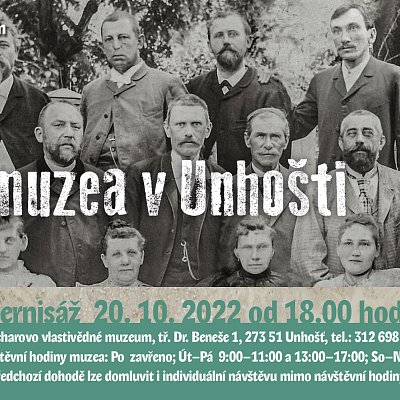 Komentovaná prohlídka výstavy 110 let muzea v Unhošti